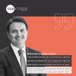 Gonzalo Toledo: “Las instituciones de educación superior técnico profesional son quienes más han aportado a la movilidad social en el país” 