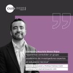 Mauricio Bravo: “Queremos consolidar un grupo académico de investigadores expertos en educación técnica”