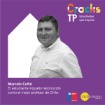 Marcelo Cofré, el estudiante inquieto reconocido como el mejor profesor de Chile. 