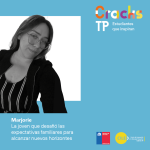 Marjorie, la joven que desafió las expectativas familiares para alcanzar nuevos horizontes